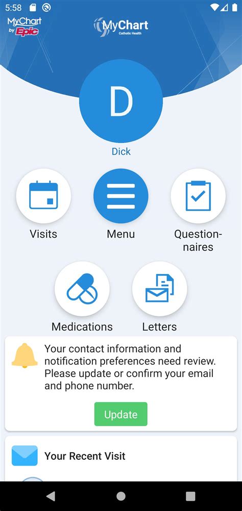 mychart catholic health